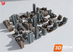 Environment element Skp Files 